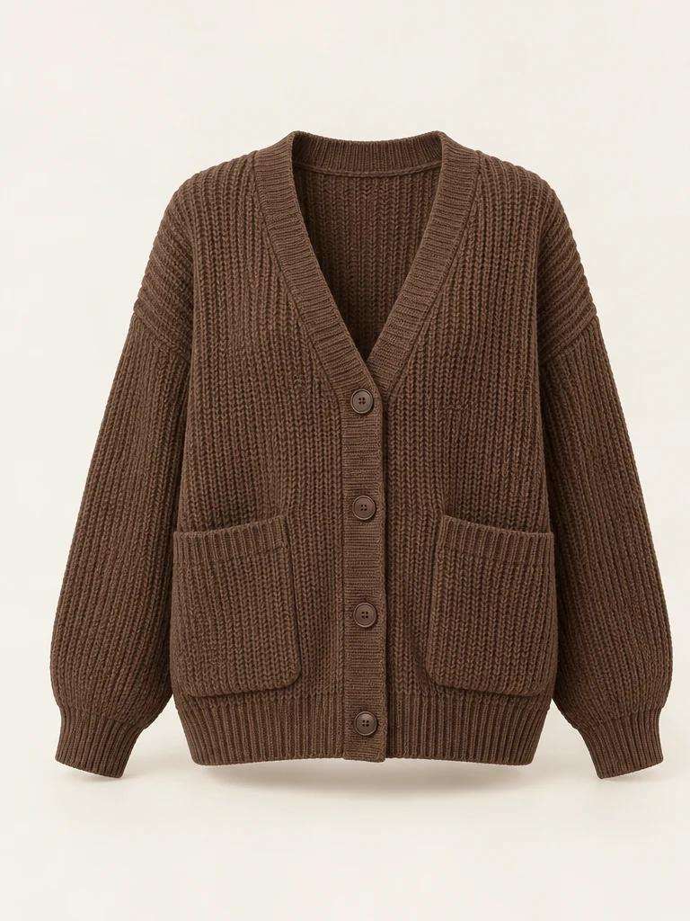 Cocoa Cocoa Weekend Cardigan, front view